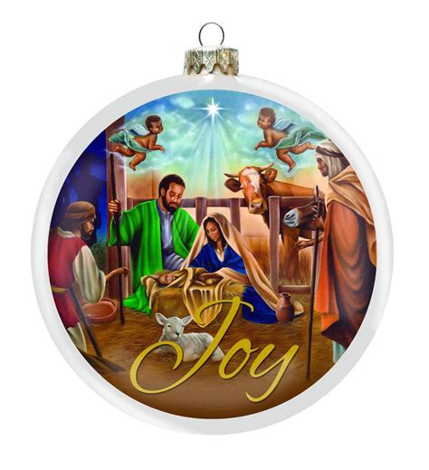 Nativity: African-American Christmas Ornament | The Black Art Depot