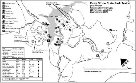 Camp Map Fairy Stone State Park