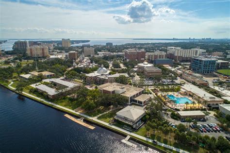 Aerial Image University of Tampa FL USA Stock Photo - Image of florida ...