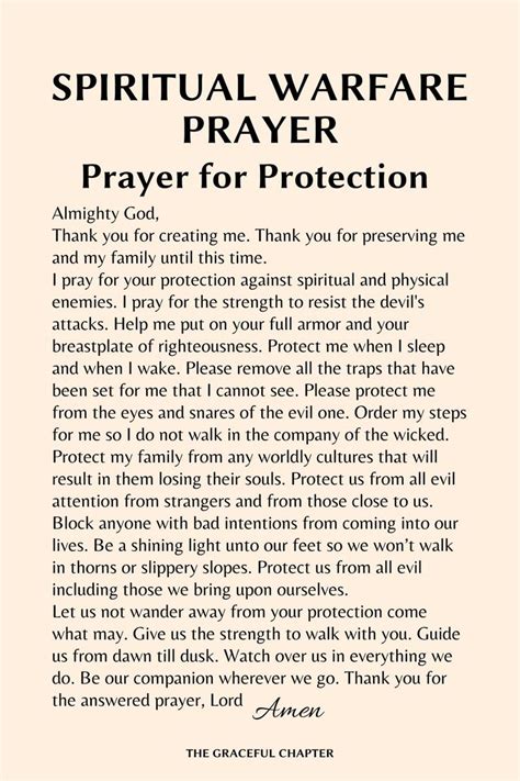 Spiritual warfare Prayer for protection | Spiritual warfare prayers, Morning prayer quotes ...