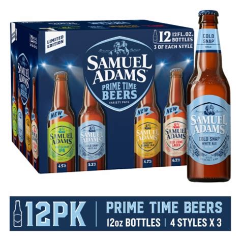 Samuel Adams Prime Time Seasonal Variety Beer, 12 bottles / 12 fl oz - Kroger