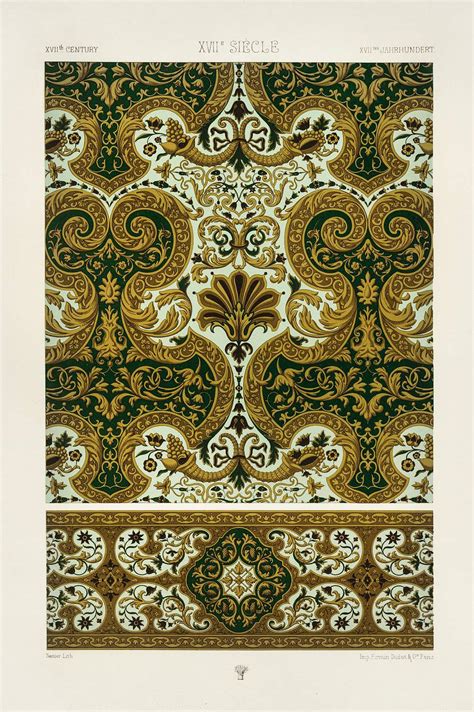 17th Century pattern from L'ornement… | Free public domain illustration
