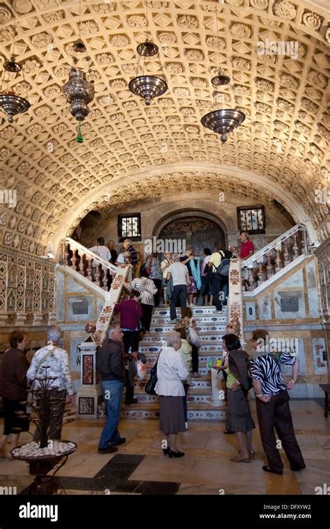 Cagliari Cathedral Interior in Cagliari - Crypt Central Room - Sardinia ...