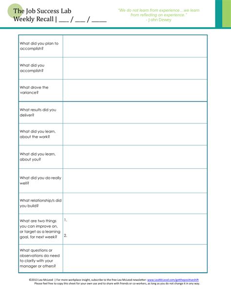 Weekly Recall Template - Fill Out, Sign Online and Download PDF ...