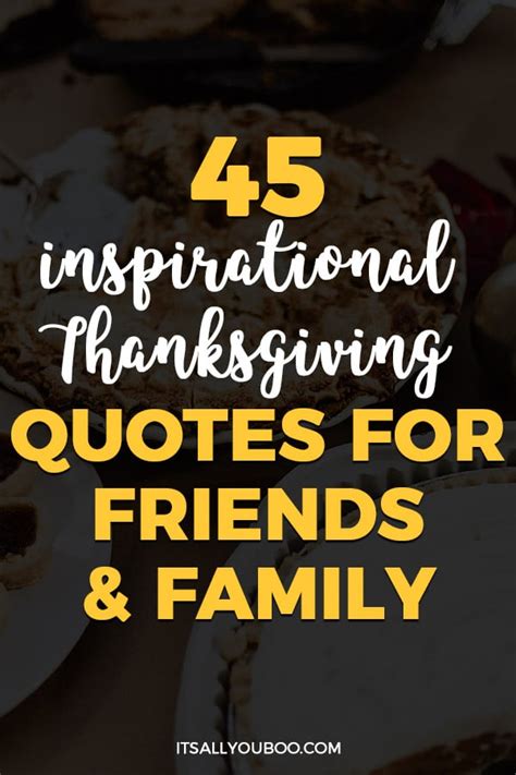 45 Inspirational Thanksgiving Quotes for Friends and Family