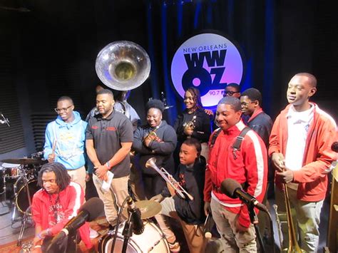 Abramson Sci Academy Brass Band at WWOZ | Radio WWOZ studios… | Flickr