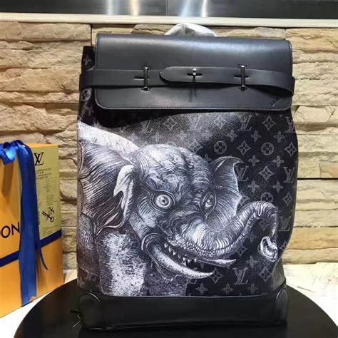 Louis Vuitton Animal Print Steamer Backpack M43296 Black 2017 | Louis vuitton, Louis vuitton ...
