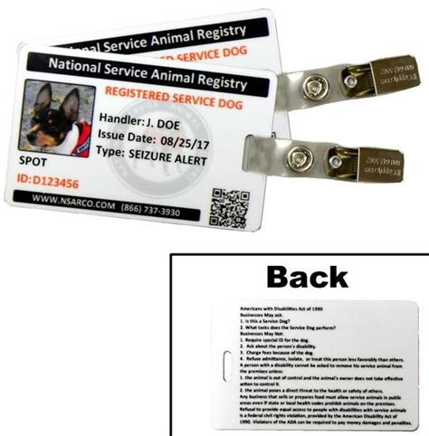 Register Your Service Dog For Life | Low Cost ID Cards