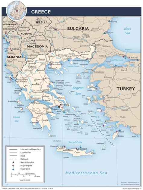 Maps Of Greece | Greece Detailed Map In English | Tourist Map (Map pertaining to Printable Map ...