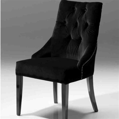 Black Velvet Dining Chairs - Home Furniture Design