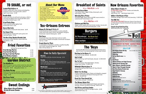 Montrose Menu: NOLA Po Boys, Cajun Food & Tex-Orleans Cooking | BB's ...