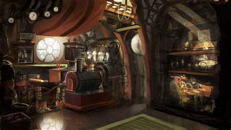 steampunk room by Nneila.deviantart.com on @DeviantArt | Steampunk ...