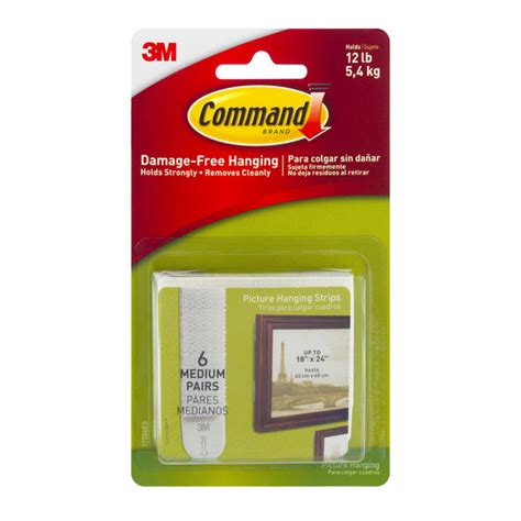 Save on Command Brand Damage-Free Hanging Picture Hanging Strips Medium Order Online Delivery ...