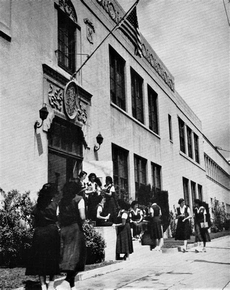 Our Lady Queen of the Angels High School 1951 downtown Los… | Flickr