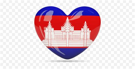 I Love Cambodia Png Picture - Cambodia Flag Grunge Emoji,Cambodian Flag ...