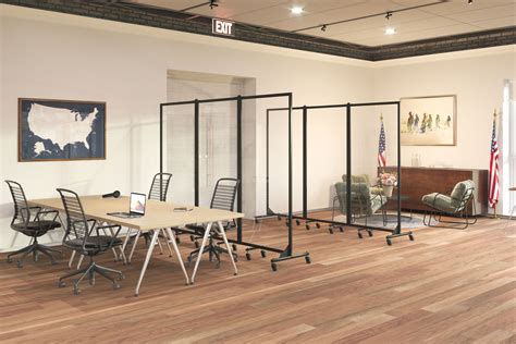 Portable Room Dividers in Multiple Styles Make Flexible Offices