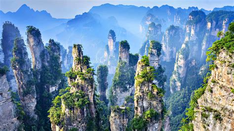 The Fantastical Zhangjiajie National Forest Park In Hunan Province ...