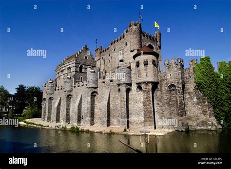 Castle Gravensteen Ghent Gent Belgium Belgian old Historic History ...