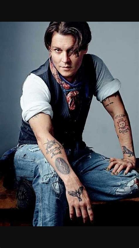 Johnny Depp | Johnny depp, Johnny depp tattoos, Johnny depp style