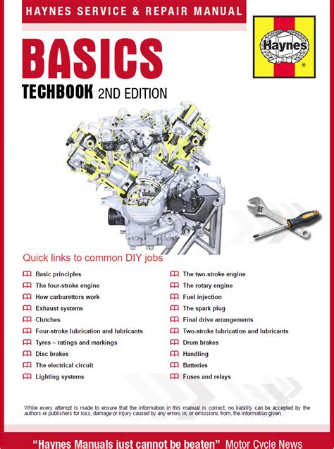 Motorcycle Basics Techbook Haynes Online Manual | Haynes Manuals