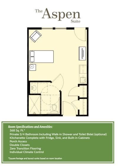 Assisted Living Facility Floor Plans in Arizona