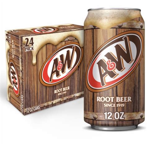 A&W® Root Beer Soda Cans, 24 pk / 12 fl oz - Baker’s