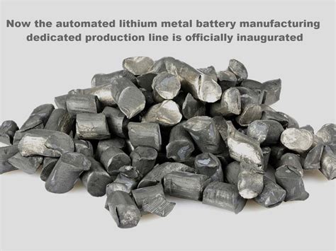 Lithium metal battery with the highest energy density - TYCORUN ENERGY