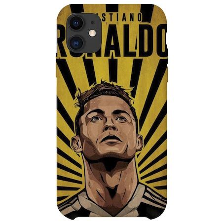 Husa pentru iPhone 12 Mini din Silicon Premium, Ronaldo, PH122B1M24 ...