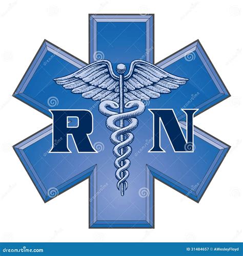 Registered Nurse Star Of Life Medical Symbol Royalty Free Stock Photography - Image: 31484657