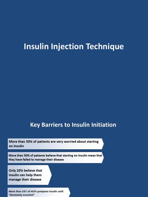 Insulin Injection Technique | PDF | Injection (Medicine) | Insulin