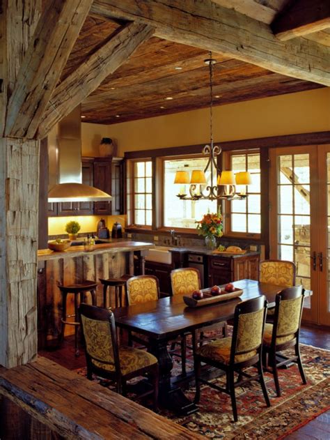 17 Amazing Rustic Dining Rooms That Will Make You Enjoy Your Family ...