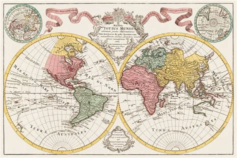 Somerset House - Images. A MAP OF THE WORLD 1775