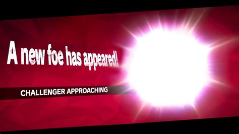 Super Smash Bros. Challenger Approaching Blank Template - Imgflip