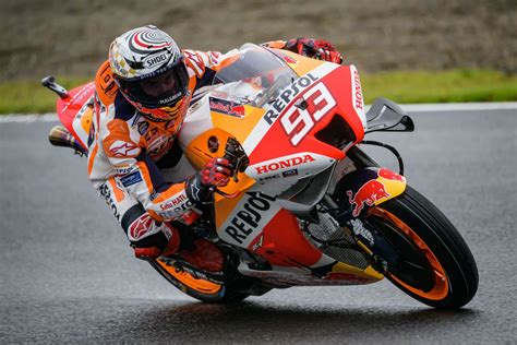 MotoGP: Marc Marquez Takes Pole Position At Rainy Motegi - Roadracing ...