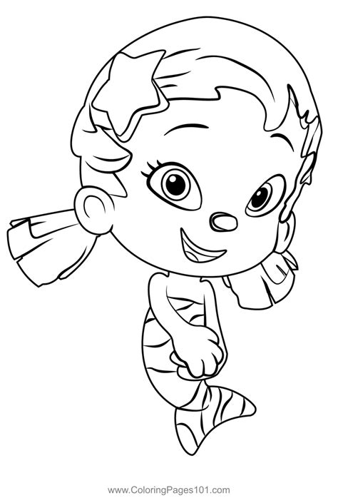 Oona From Bubble Guppies Coloring Page Printable Coloring Pages ...