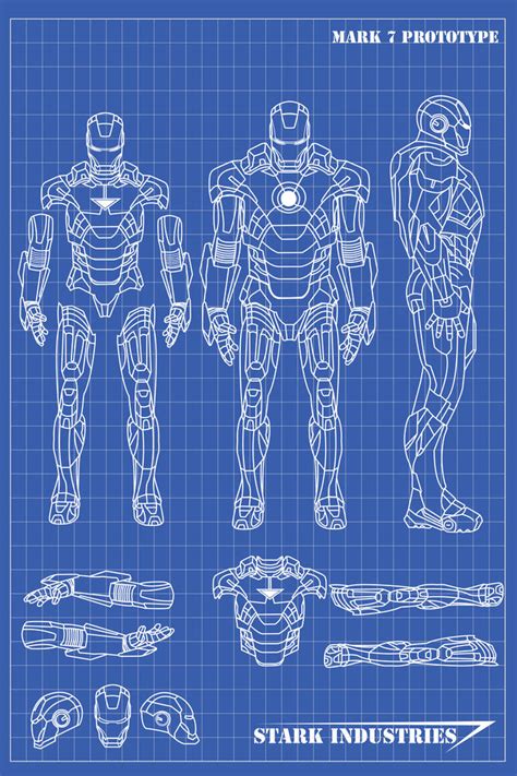 Iron Man Blueprints by nickgonzales7 on DeviantArt