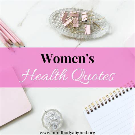 Pin on Women's Health Quotes