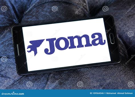 Joma brand logo editorial photo. Image of merchandising - 109564546