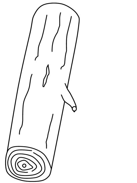 Log Coloring Pages