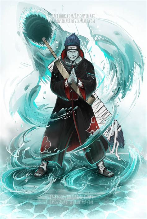 Kisame - the tailless tailed beast by SimArtWorks | Personajes de naruto shippuden, Naruto ...