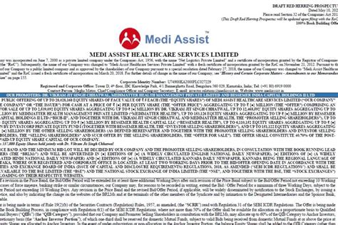 Medi Assist IPO : Medi Assist files DRHP to SEBI : r/IPO_India