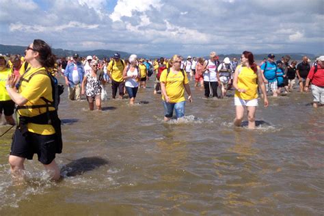 grough — Wanted: walkers willing to wade up knees for charity Morecambe Bay event