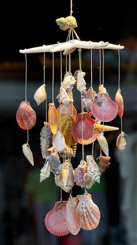 15+ Magical DIY Crafts With Seashells | Diy wind chimes, Seashell ...