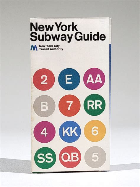 New York Subway Guide | Massimo Vignelli | First printing