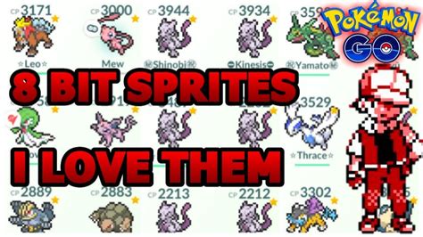 8 BIT SPRITES IN POKEMON GO | I LOVE THEM SO MUCH! - YouTube