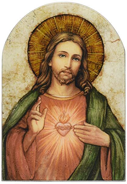 Sacred Heart Of Jesus Painting at PaintingValley.com | Explore ...