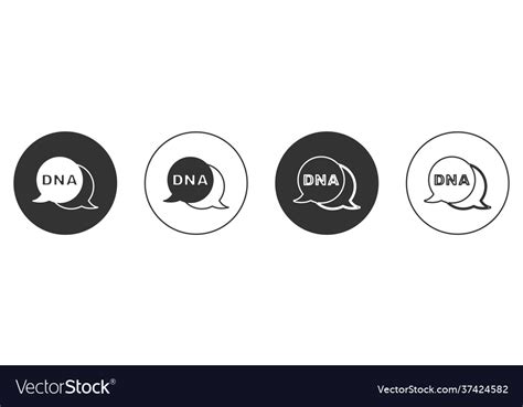 Black dna symbol icon isolated on white background