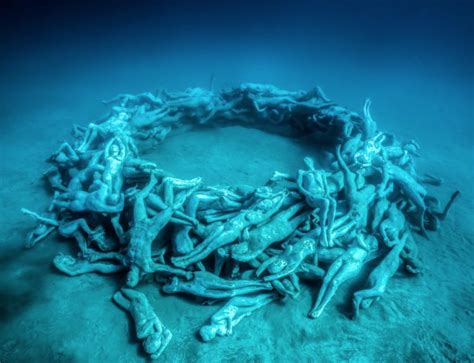 Swimming Through Europe's First Underwater Museum: Museo Atlantico Opens To Visitors