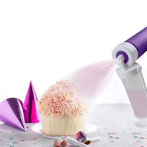 Cake Spray Gun Cake Airbrush Coloring Sprayer Duster DIY Baking Decor ...