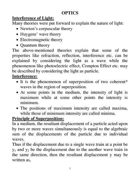 Unit2-wave-optics - 1st year wave optics everything covered Most detailed solution and ...